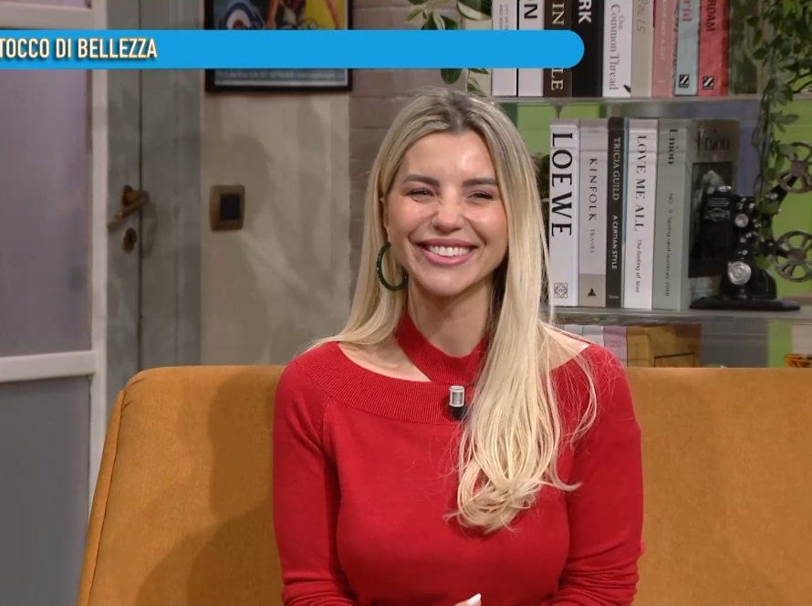 Benedetta Riccio nella rubrica bellezza di Studio Mattina su Canale 9