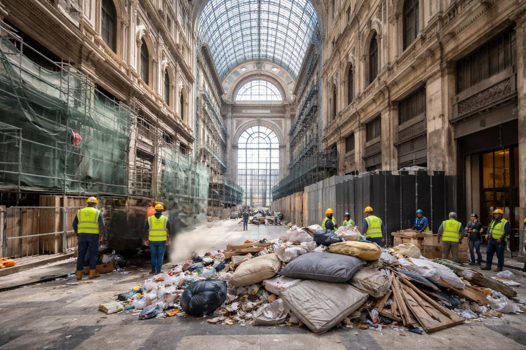 Galleria Principe di Napoli, finalmente il cantiere della rinascita