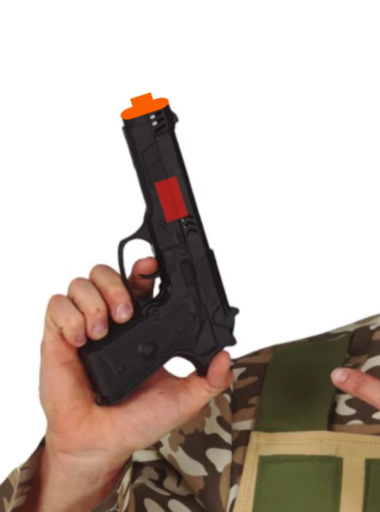 Trovate armi invisibili al metal detector