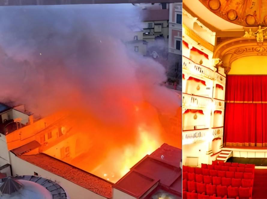 teatro sannazzaro incendio