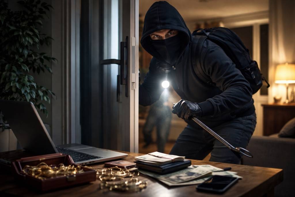 Proprio un buon momento per chi delinque: colpo grosso a Posillipo