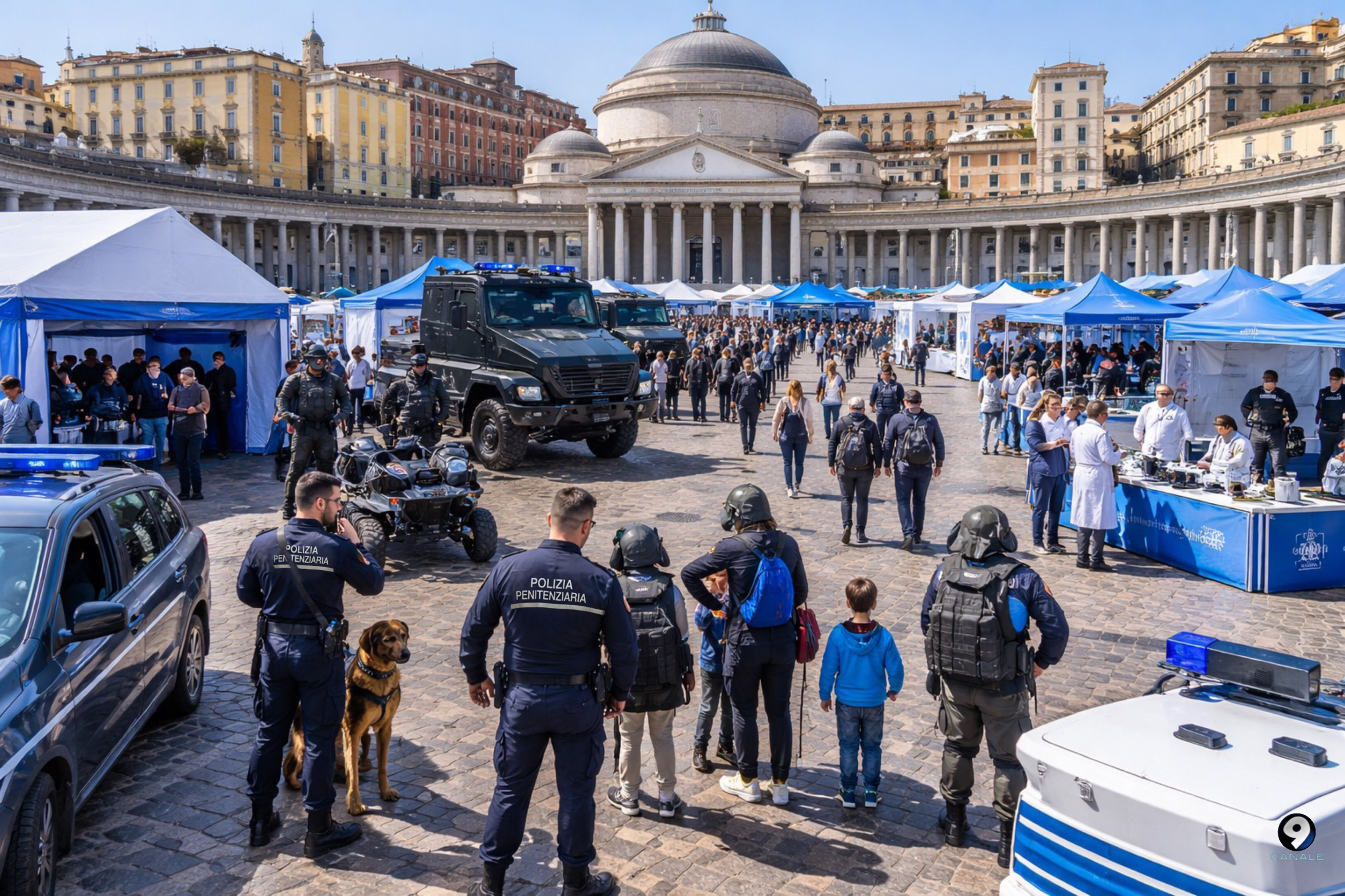 Piazza del Plebiscito si trasforma in uno spazio aperto alla cittadinanza dove conoscere da vicino il lavoro quotidiano degli uomini e delle donne in uniforme.