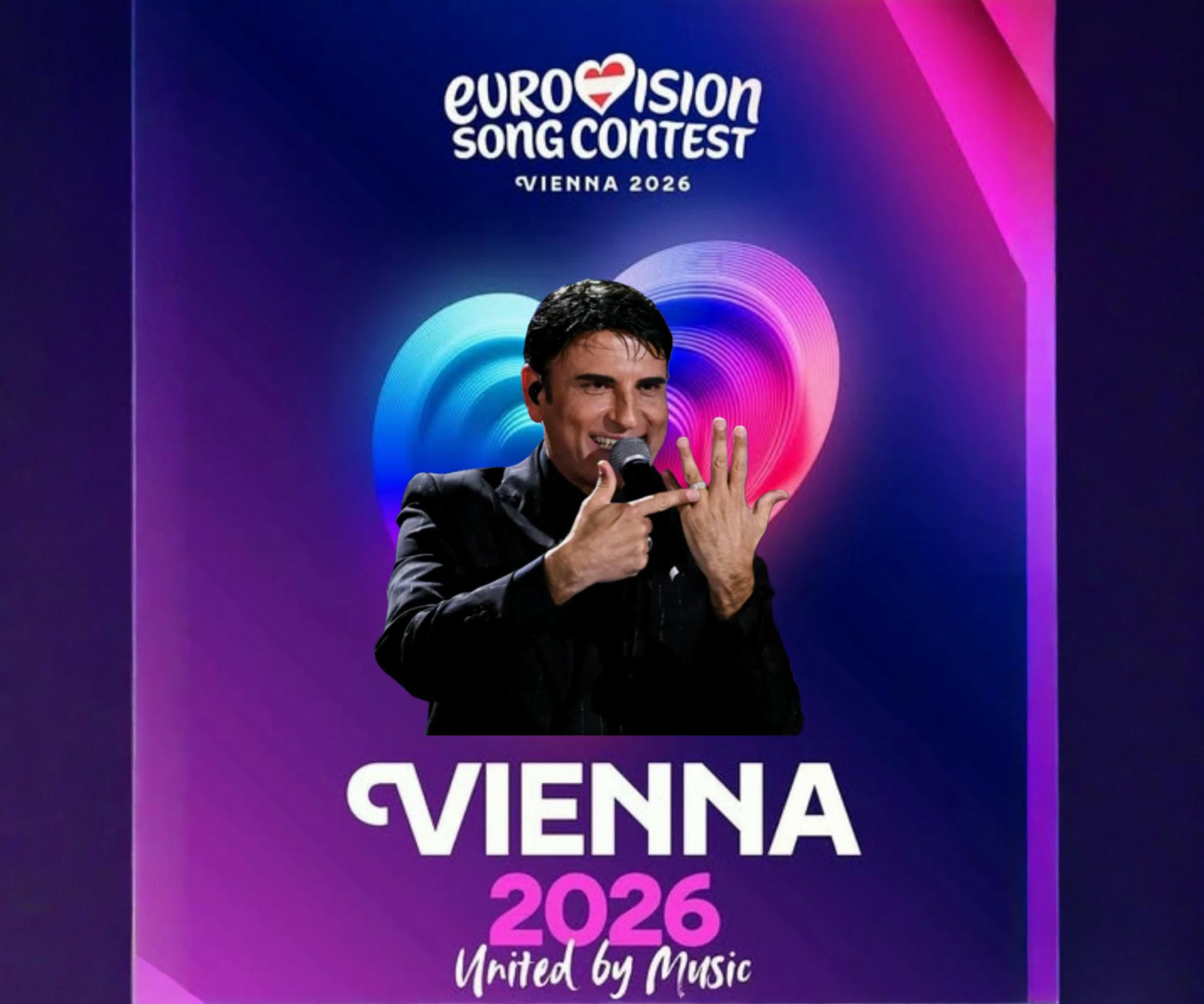 Sal Da Vinci all'Eurovision song Contest 2026 di Vienna
