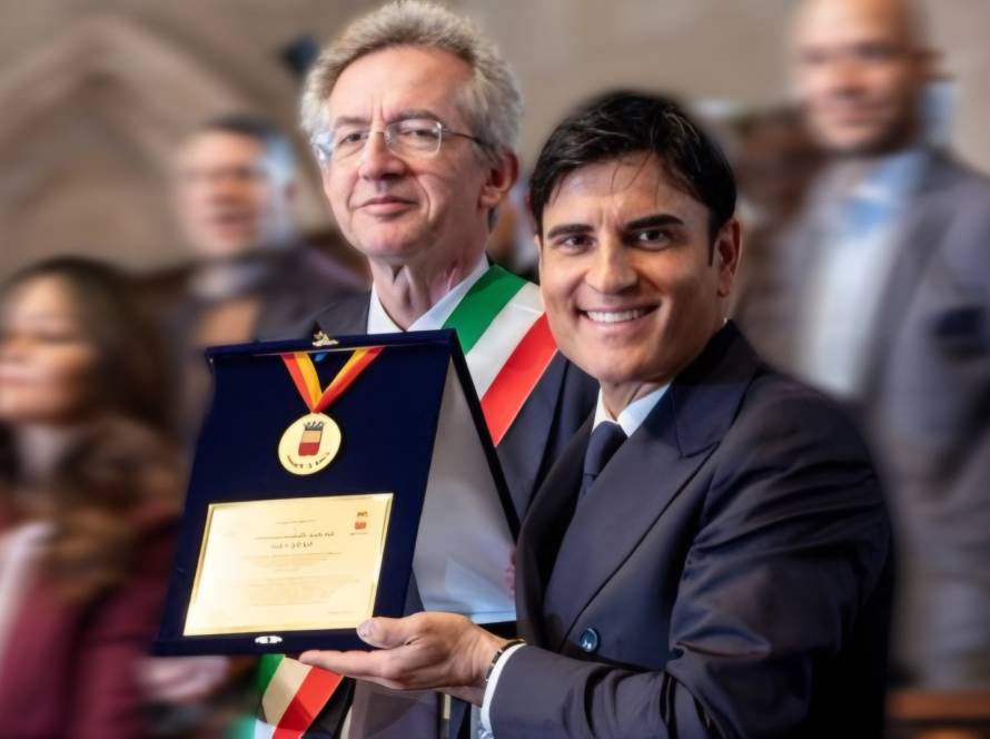 il sindaco di Napoli e Sal Da Vinci