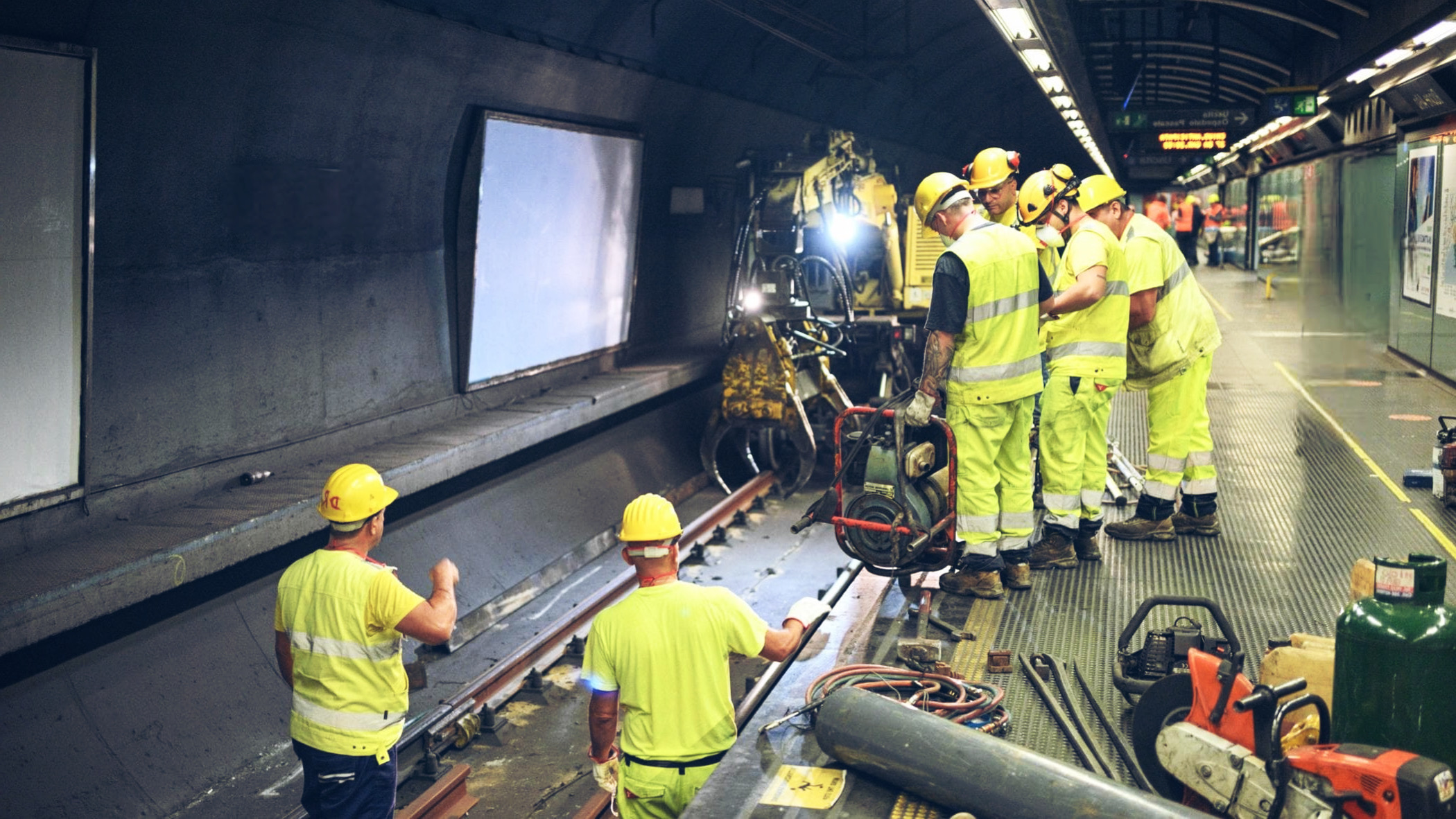 Lavori metropolitana di Napoli