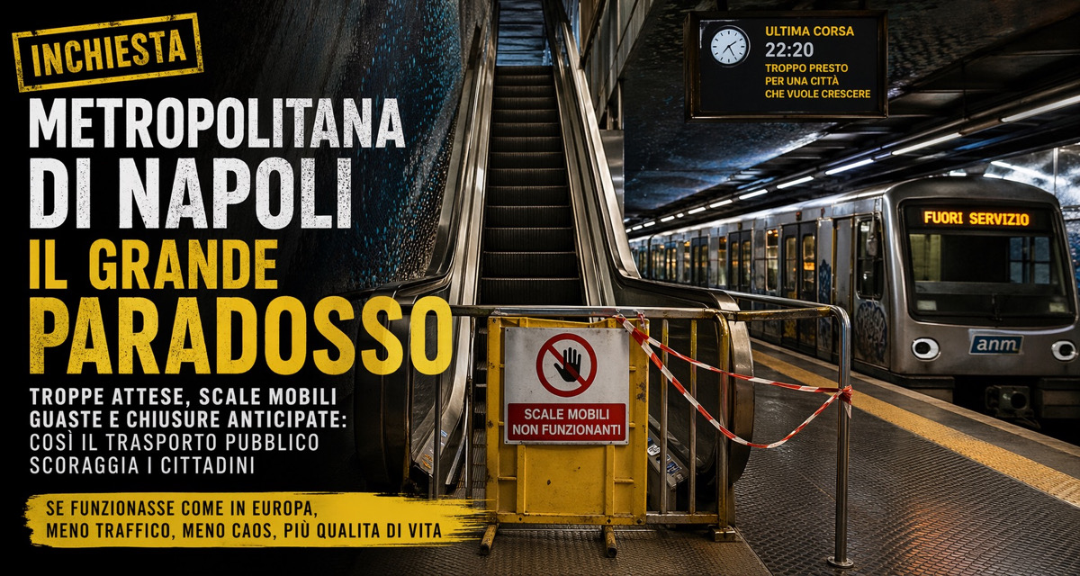 Metropolitana di Napoli, bella da vedere, difficile da usare