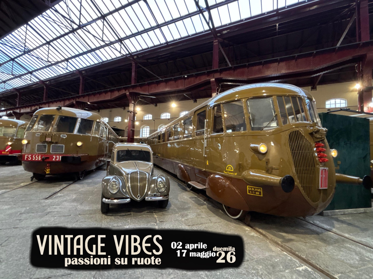 Pietrarsa, dove il tempo rallenta: tra treni storici, auto d’epoca e il fascino senza età di “Vintage Vibes”