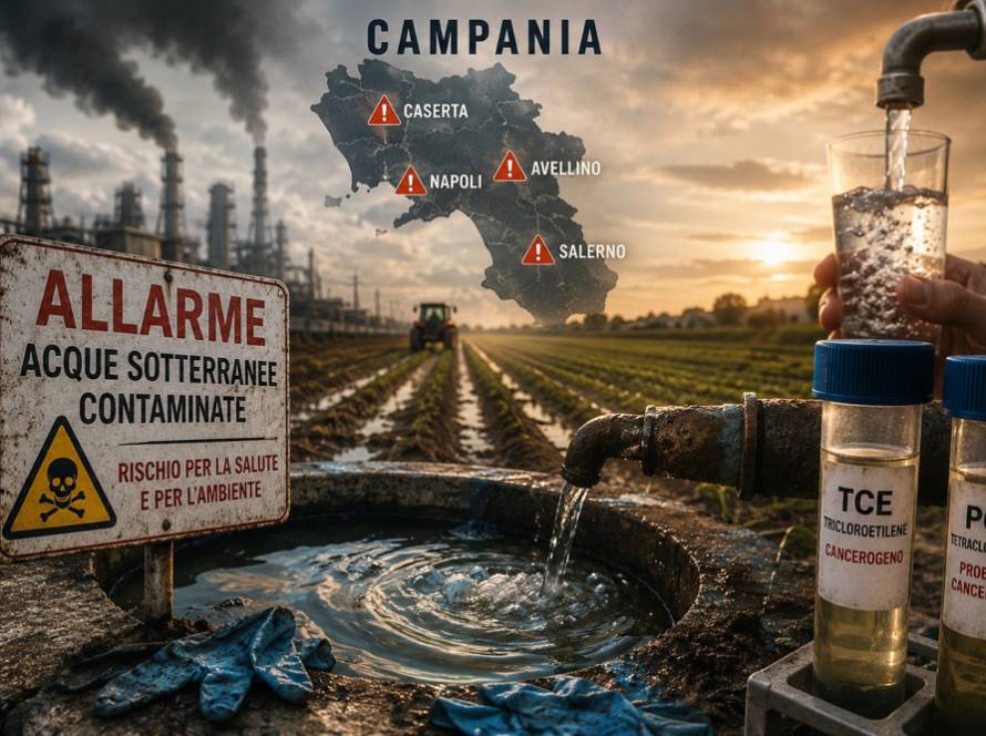 Campania acque inquinate