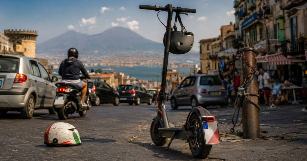 Monopattini con targa: Milano multa e Napoli?