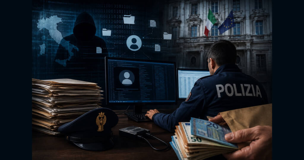 Poliziotti infedeli e dati segreti in vendita