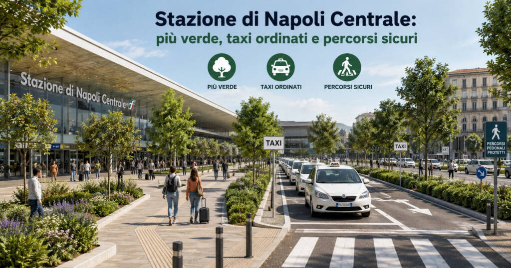 Stazione di Napoli Centrale: rivoluzione verde