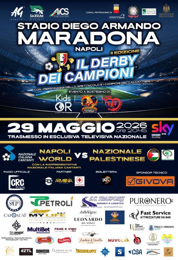 Derby dei Campioni’, il giorno dell’evento si avvicina