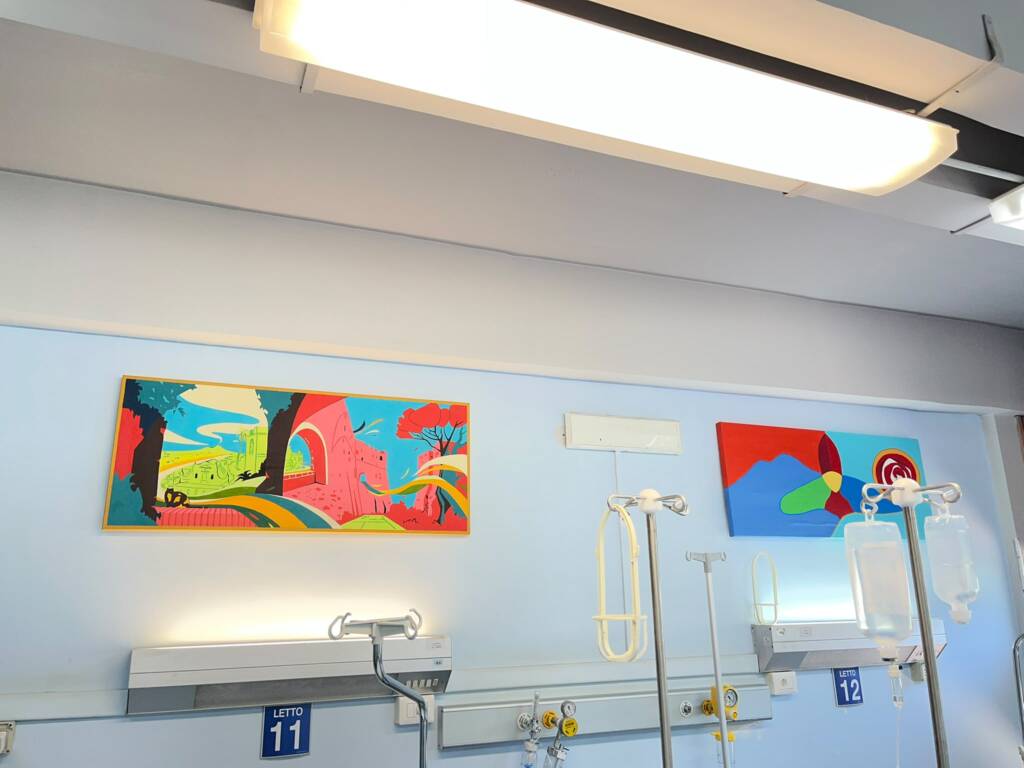30 opere d’arte per colorare l’Azienda Ospedaliera Universitaria Vanvitelli
