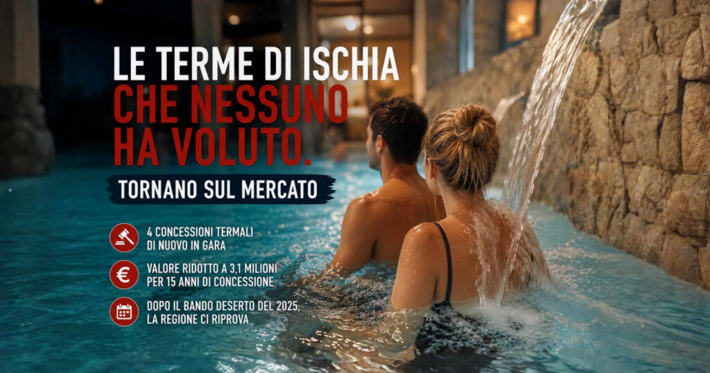 Quattro terme senza gestore: Ischia cerca investitori