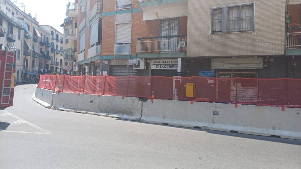 Pozzuoli, messa in sicurezza via Fasano