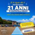 Mappatella Beach e Francesco Borrelli, doppio compleanno sul lungomare