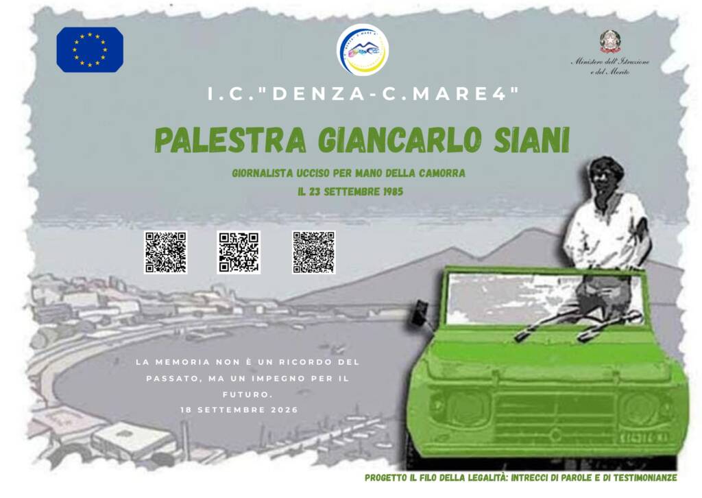 Castellammare, al Denza nasce la “Palestra Giancarlo Siani”
