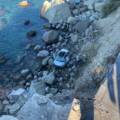Ischia, rubano auto e finiscono sulla scogliera