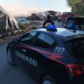 Giugliano: bruciano le ecoballe