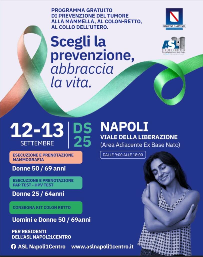 A Napoli le le giornate della prevenzione sul territorio